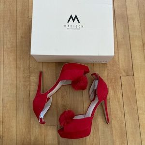 Size 11 Womens High Heels Red